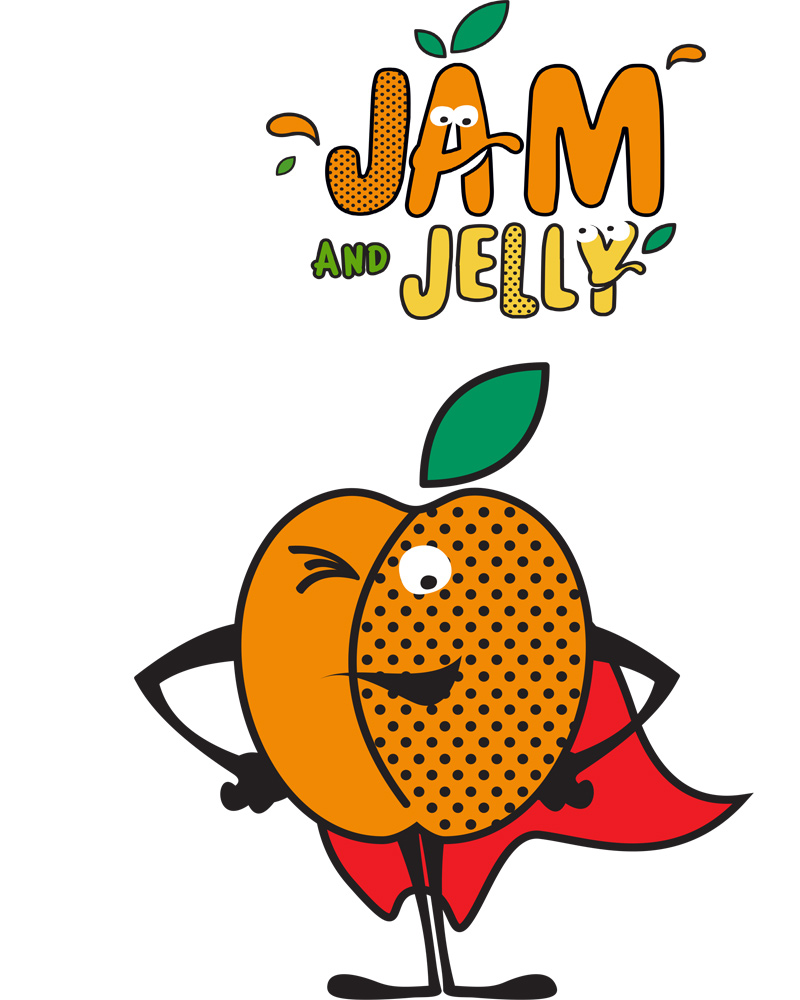 Peach Extra Jam for Kids