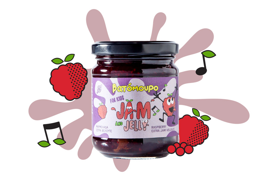 Raspberry Extra Jam for Kids